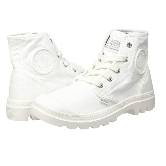 Palladium Shoes - Palladium Pampa Hi Bootie in Star White 7.5 M